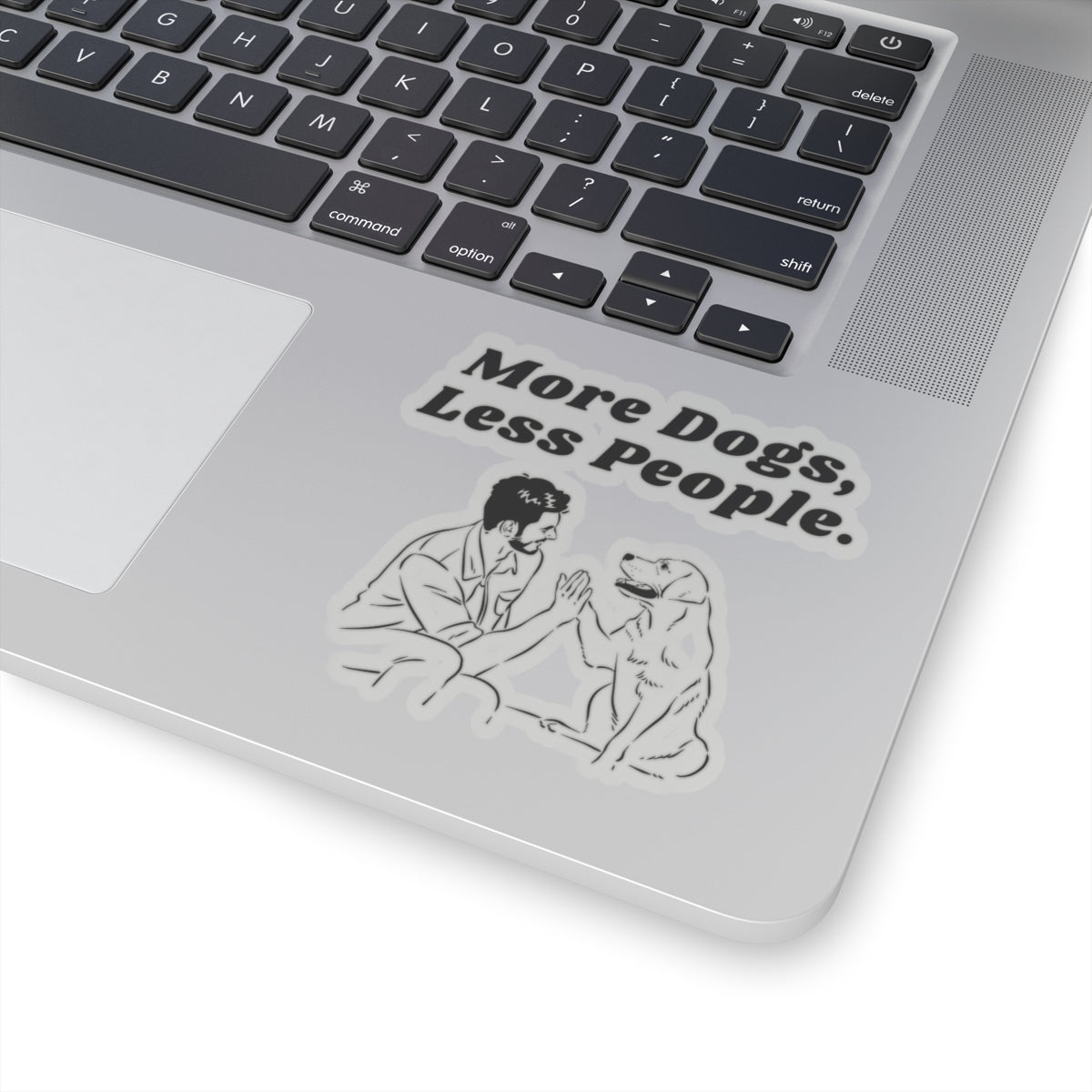 More Dogs, Less People. - Stickers -