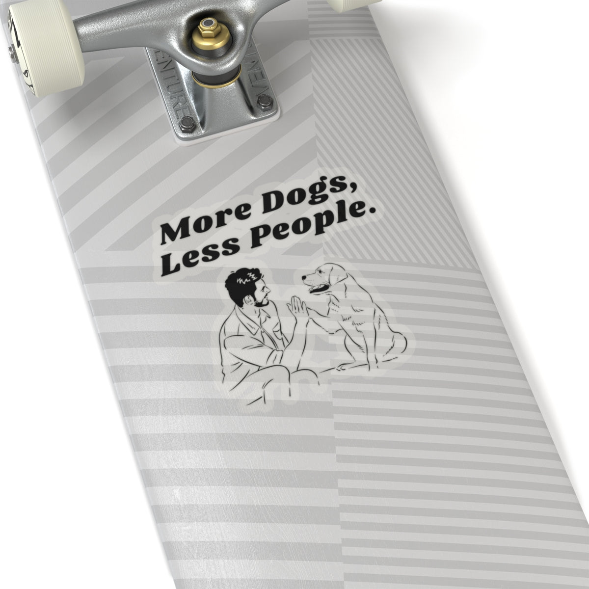 More Dogs, Less People. - Stickers -